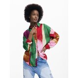 Desigual Bluza konjak / smaragd / fuksija / karminsko rdeča | Shoptok.si
