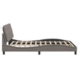  Posteljni okvir brez vzmetnice taupe 140x190 cm blago, (21829698) | Shoptok.si