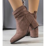 Gemre Brown heeled ankle boots Fletcher | shoptok.hr