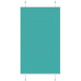 vidaXL Plisirana žaluzija petrolejno zelena 75x150 cm, širina blaga 74,4 cm, poliester, (5000298211) | Shoptok.si