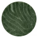 RugsX Kopalniška preproga SUPREME krog WAVES, valovi, nedrseča, mehka - zelena cercle 100 cm, (5000174936) Cene
