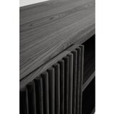 Jotex Črna TV omarica v jesenovem dekorju 160x50x43 cm Sion – | Shoptok.si