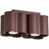 Sollux Lighting Stropna svetilka OVIO 2 rjava GU10, (5000499979) | Shoptok.si