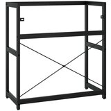  Za kupaonski umivaonik crni 79 x 38 x 83 cm željezni | shoptok.hr