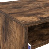 vidaXL računalniška miza Prekajeni hrast Iverna plošča Kompaktna | Shoptok.si