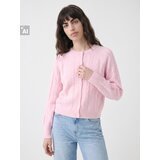Sinsay Kardigan s pletenim uzorkom, s dodatkom vune | shoptok.hr
