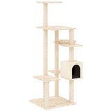  Penjalica za mačke sa stupovima za grebanje krem 142 cm | Eponuda.com
