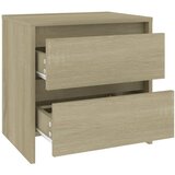  Noćni ormarići 2 kom boja hrasta sonome 45x34,5x44,5 cm drveni | shoptok.hr
