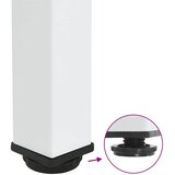  Noge za barski stol 4 kom Bijele 100-102 cm Čelik | shoptok.hr