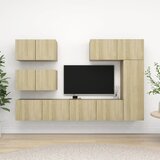The Living Store Komplet TV omaric 6-delni sonoma hrast inženirski les - Komplet TV Omaric, (21434444) Cene
