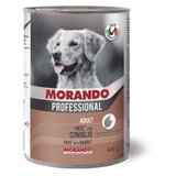 Morando hrana za pse adult konzerva - zečetina 6x400g