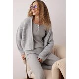 TRENDYOLMILLA Ženski set pidžame Thmaw26Pt00041, Sivi Cene