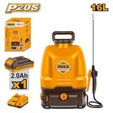 Ingco aku leđna prskalica 20V 2.0Ah 16L CSPLI20162 | Eponuda.com