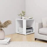 vidaXL Bočni stolić bijeli 33 x 33 x 34,5 cm od iverice Cijene