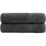 Premium ručnici za tuširanje SOLUND 2 kom. antracit 70x140 cm 600 g/m² | Shoptok.si