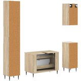  Set kupaonskih ormara od 4 dijela ZWOLLE Hrast sonoma | shoptok.hr