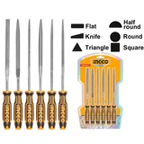 Ingco 6-dijelni set turpija 140 mm HKTF63