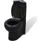 vidaXL kutna crna WC &scaron;koljka od keramike cijene