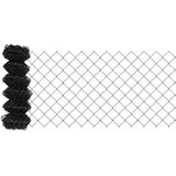 vidaXL Čelična ograda s lancem siva 0.8x25 m | shoptok.hr