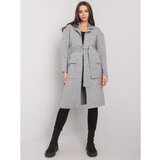 Fashion Hunters RUE PARIS Gray cardigan with pockets | Shoptok.si