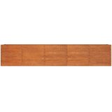  Povišena vrtna gredica boja hrđe 400 x 80 x 77 cm čelik COR-TEN | shoptok.hr