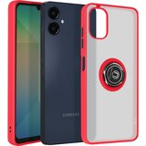 AVIZAR Ovitek za Samsung Galaxy A06 Kovinski obroč Video držalo, Rdeča, (5000014978) | Shoptok.si