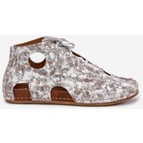 Maciejka Patterned Leather Ankle Boots | ePonuda.com
