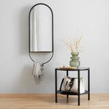 Premium Living Ogledalo Mira, Črna, 40 X 100 Cm | Shoptok.si