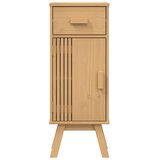 Kabinet za pohranu u kupaonici 35x30x90 cm od masivnog drva borovine | shoptok.hr