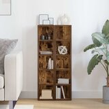  Ormarići za CD-ove 2 kom dimljeni hrast 21x16x93,5 cm drveni | Eponuda.com