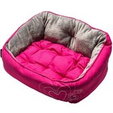 Rogz luna podz krevet za pse, m, 290x430x560mm, roze Cene