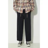 Ader Error Pamučne hlače TRS Tag Trousers boja: tamno plava, chinos kroj, BMSGFYBT0101