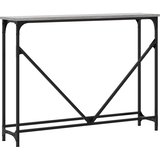  Konzolni stol siva boja hrasta 102x22,5x75 cm konstruirano drvo | shoptok.hr