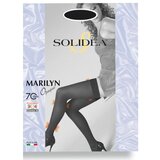 Calzificio Pinelli Mat čarape bez podvezica, 70 den, Solidea Marilyn 70 C.Mat Nero 4 Cene
