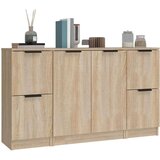  Komoda 3 kosi sonoma hrast inženirski les, (20654666) | Shoptok.si