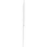  Uzglavlje s uzglavljem Sjajno bijelo 150 cm Konstruirano drvo | shoptok.hr