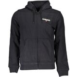 Napapijri MEN&#39;S BLACK ZIP SWEATSHIRT Cene