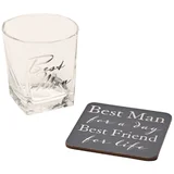 Amore - Set čaša i podmetač Whisky - Amore, Best Man