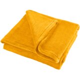 Teesa flis deka 150x200 cm - žuta | shoptok.hr