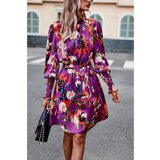 Fenzy Elegantna Mini Haljina S Printom, Lila | shoptok.hr
