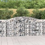  Obokane gabion košare 25 kosi 400x50x100/120cm pocinkano železo | Shoptok.si