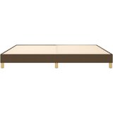  Okvir za krevet s oprugom tamnosmeđi 200x200 cm od tkanine | Eponuda.com
