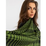 Fashion Hunters Green and black checkered scarf Cene
