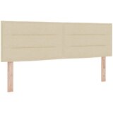 vidaXL Naslon za glavo oblikovan v črti krem 160 cm iz blaga, (22008563) Cene