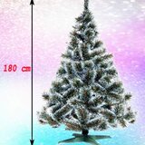 G-Trees Gusta novogodišnja jelka Bor sa belim vrhovima 180 cm | ePonuda.com