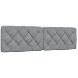 vidaXL Vzglavna stranica svetlo siva 180 cm blago Cene