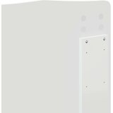  Vzglavje z vzglavjem Svetlo Belo 135 cm Konstruiran les, (5000110234) | Shoptok.si