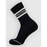 Mons Royale Signature Merino Crew Socks black / white Cene