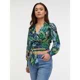 Orsay Green Ladies Patterned Blouse - Women | shoptok.hr