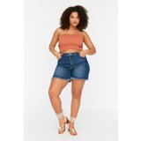 Trendyol Curve Blue Denim Shorts & Bermuda Cijene